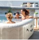 Piscina Idromassaggio SPA Intex Chevron Deluxe 28472 fuori terra 4 posti 